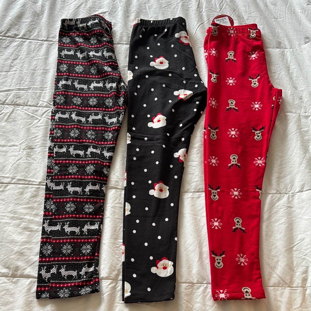 BRAND NEW Christmas leggings SIZE 10/12